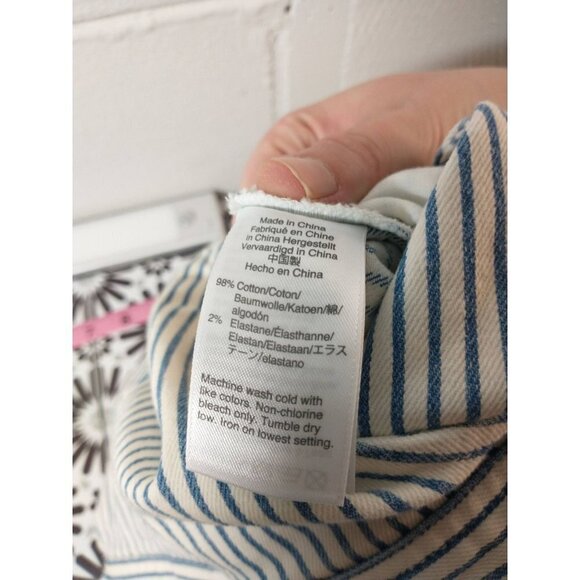 ☀️NWT Point Sur J. Crew Stripes Wide Leg Tailored Jumpsuit, size 4 - Picture 11 of 15